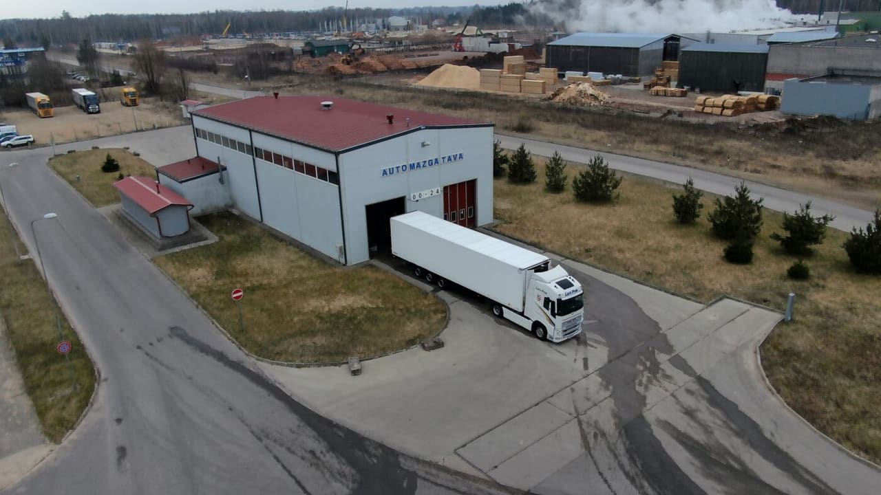 Industrial building on site