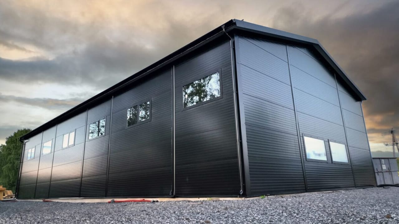 Built-to-suit facility exterior